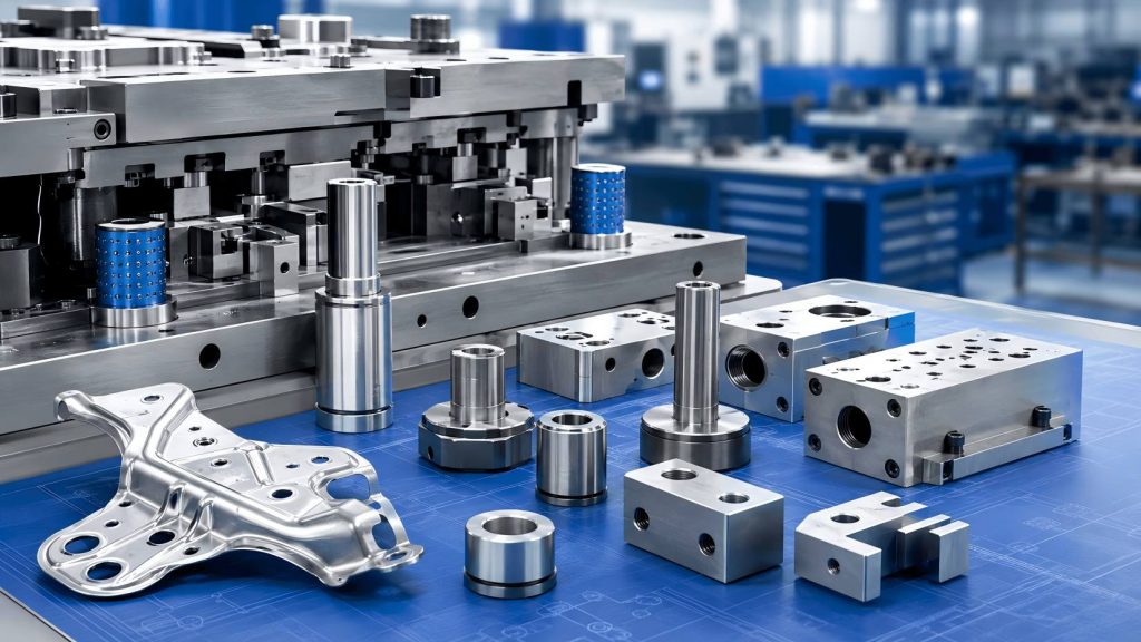 automotive tooling components used in dies fixtures and precision tooling